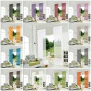 -855892- 2er-Pack Schiebepanel, Schiebegardine, Flächenvorhang Uni mit Klettband incl. Paneelwagen HxB 245x60 cm verschiedene Farben