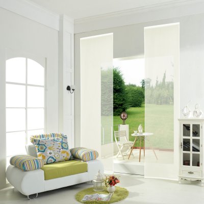 855892- CREME 2er-Pack Schiebepanel, Schiebegardine,...