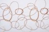 -112230-AURA Stickerei Gardinen Set 4 Tlg. Tunneldurchzug Gardinenband -112230-